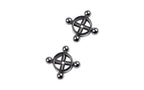 ToyFA Metal Silver Metal Nipple Clamp 2 Piece