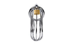 ToyFA Metal Silver Metal Birdcage Cock Cage