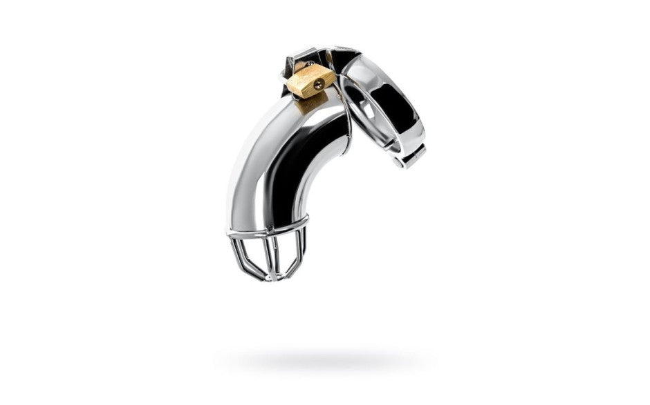 ToyFA Metal Silver Metal Cock Cage With Rings & Lock