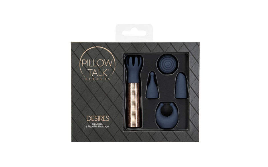 BMS Factory Pillow Talk Desires Massager Set 6 Piece