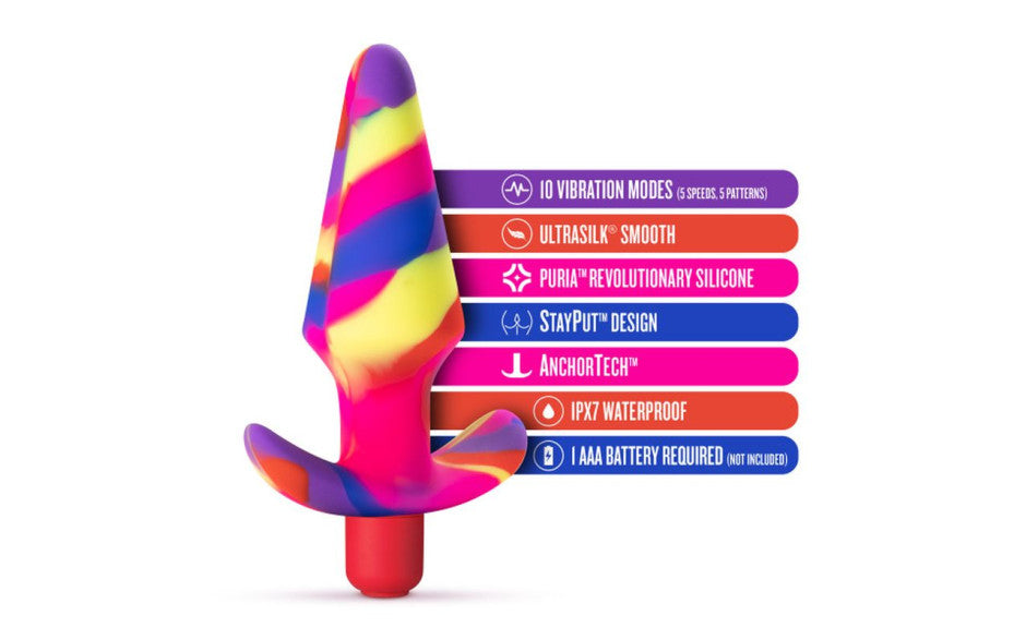 Blush Novelties Avant Free Spirit Scarlet Silicone Butt Plug