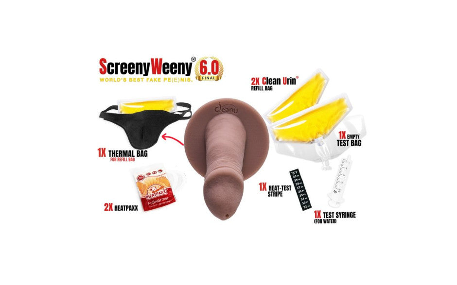 Screeny Weeny 6.0 Cut Nordic White Fake Penis