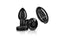 Viben Cheeky Charms Rechargeable Vibrating Metal Butt Plug With Remote Gunmetal