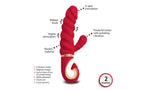 Gvibe Gcandy MINI Rabbit Vibrator Chili Coral