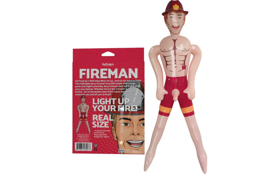 Hott Products Fireman Inflatable Blowup Love Doll Main image