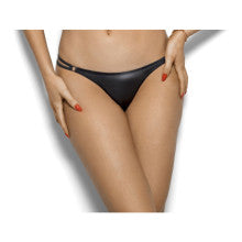 Axami Lingerie Stretch Wetlook G-String Panty Black Axami Lingerie