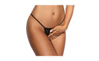 Axami Lingerie Lace Open Front G String Panty Black Small Axami Lingerie