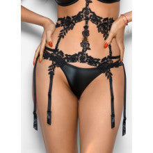 Axami Lingerie Stretch Wetlook Strappy G-String Women Panty Black Axami Lingerie Main image