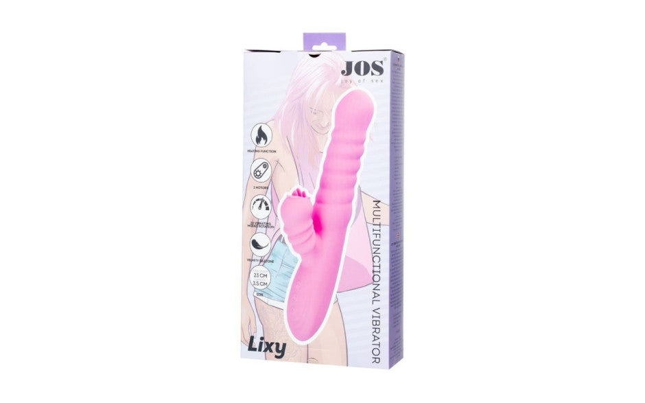 JOS Lixy Heating & Rotating Petal Tickler Rabbit Vibrator