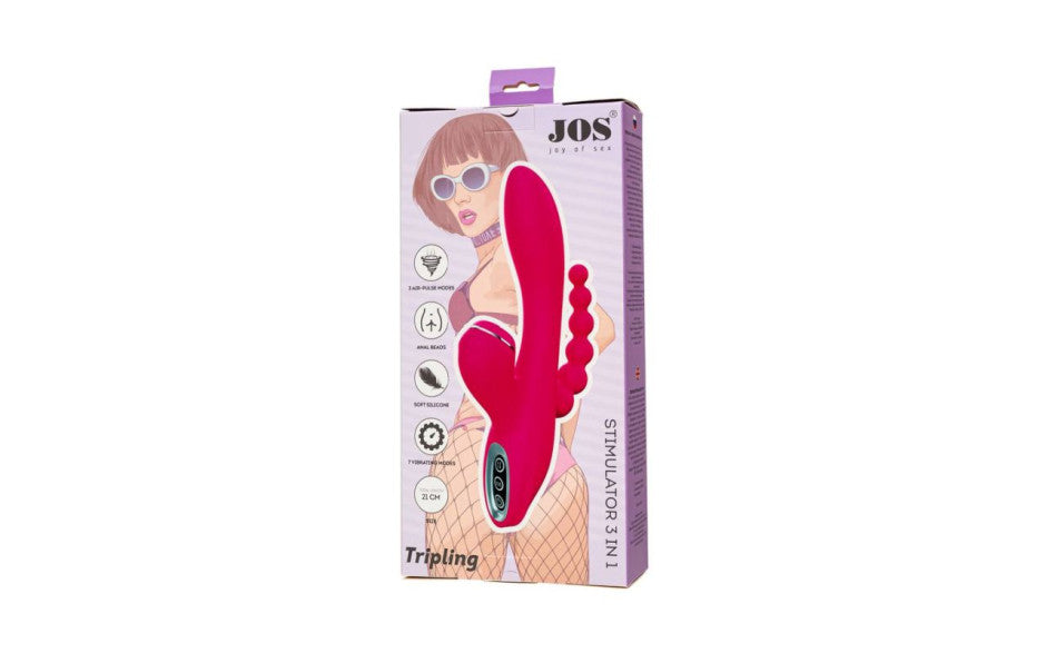 JOS Tripling Triple Rabbit Style Clitoral Stimulator