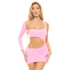 Pink Lipstick Cut My Life Into Pieces Women Dress Pink Lipstick