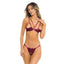 Rene Rofe I Like It Rough Women Sexy Bra and Panty Set Burgundy Rene Rofe