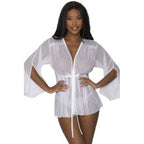 Exposed Lingerie Womens Flowing Short Robe Exposed Lingerie