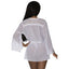 Exposed Lingerie Womens Flowing Short Robe Exposed Lingerie