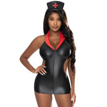 Exposed Lingerie Womens Night Nurse Costume S / M Exposed Lingerie