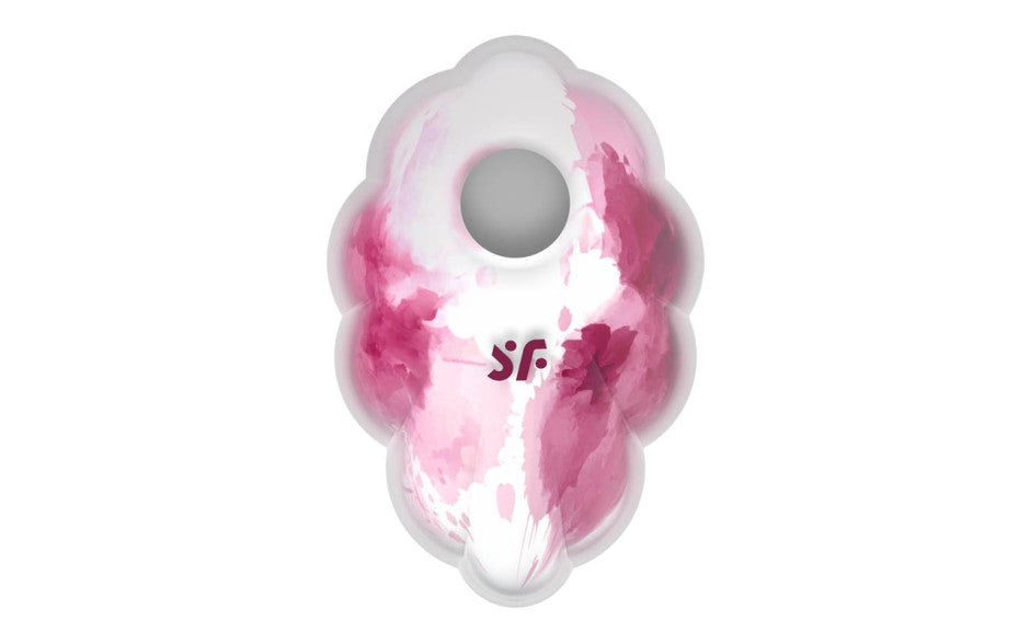 Satisfyer Cloud Dancer Air Pulse Silicone Clitoral Vibrator