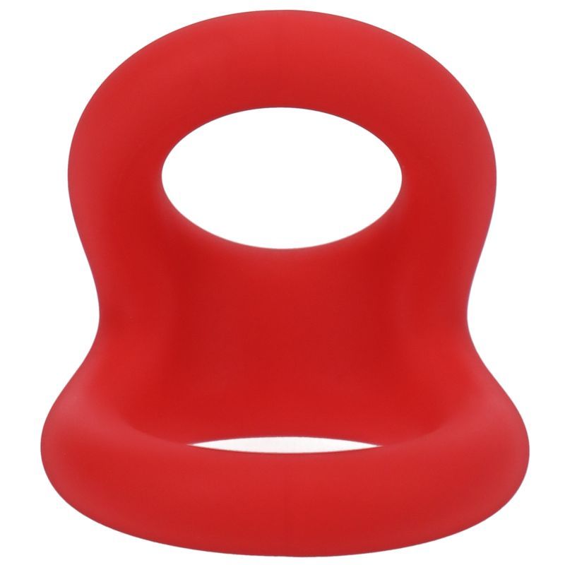 Tantus Uplift Silicone Cock Ring Crimson