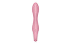 Satisfyer Air Pump 12 Function G Spot Vibrator 2 Light Red