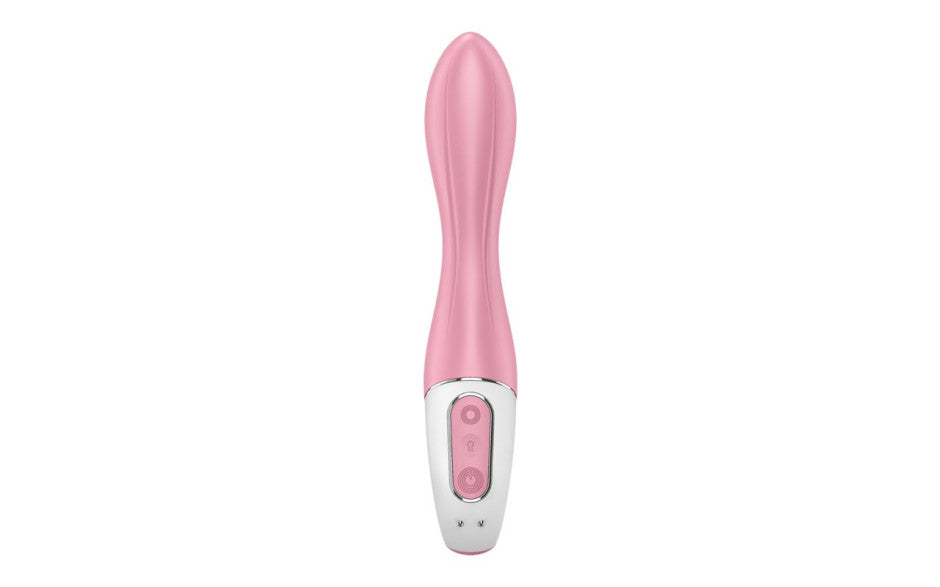 Satisfyer Air Pump 12 Function G Spot Vibrator 2 Light Red