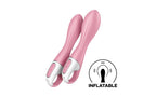 Satisfyer Air Pump 12 Function G Spot Vibrator 2 Light Red