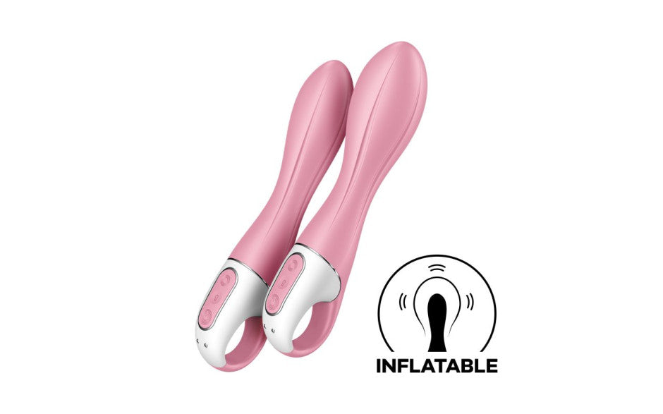 Satisfyer Air Pump 12 Function G Spot Vibrator 2 Light Red