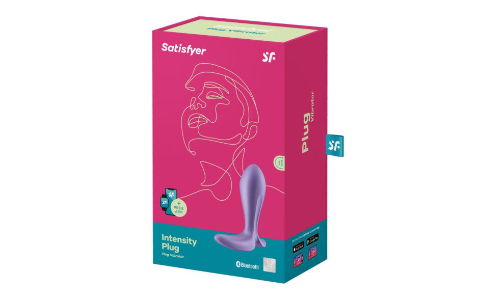 Satisfyer Intensity App Control Anal Pleasure Plug Purple Main image