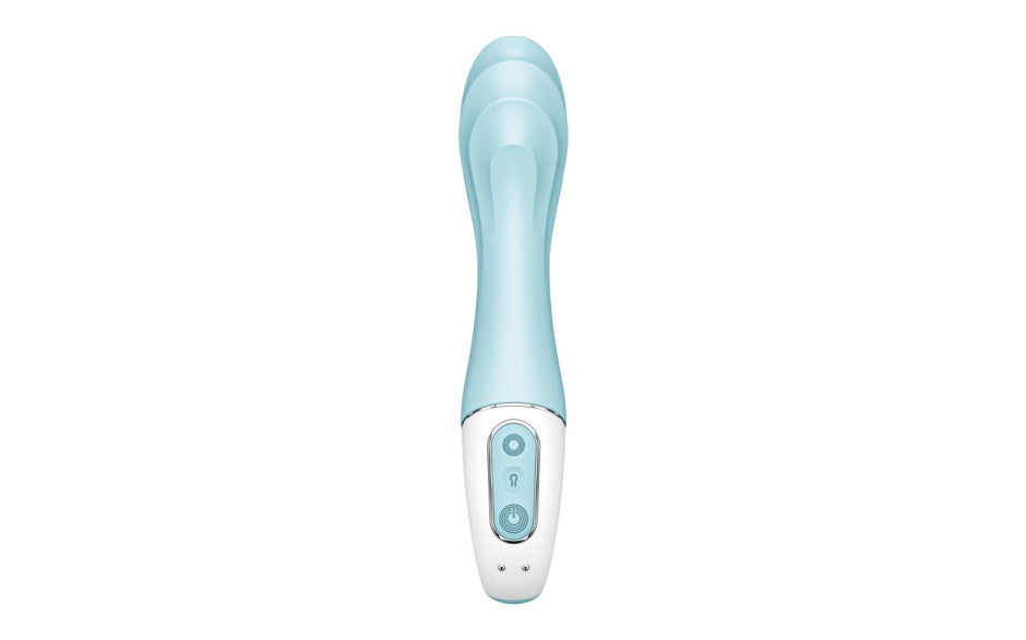 Satisfyer Air Pump Vibrator 5+ App Controlled G Spot Vibrator Blue