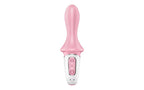 Satisfyer Air Pump Booty 5+ App Controlled Silicone Anal Vibrator Red