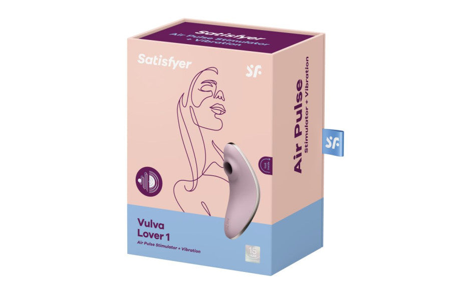Satisfyer Vulva Lover 1 Air Pulse Multi Function Clitoral Massager Violet