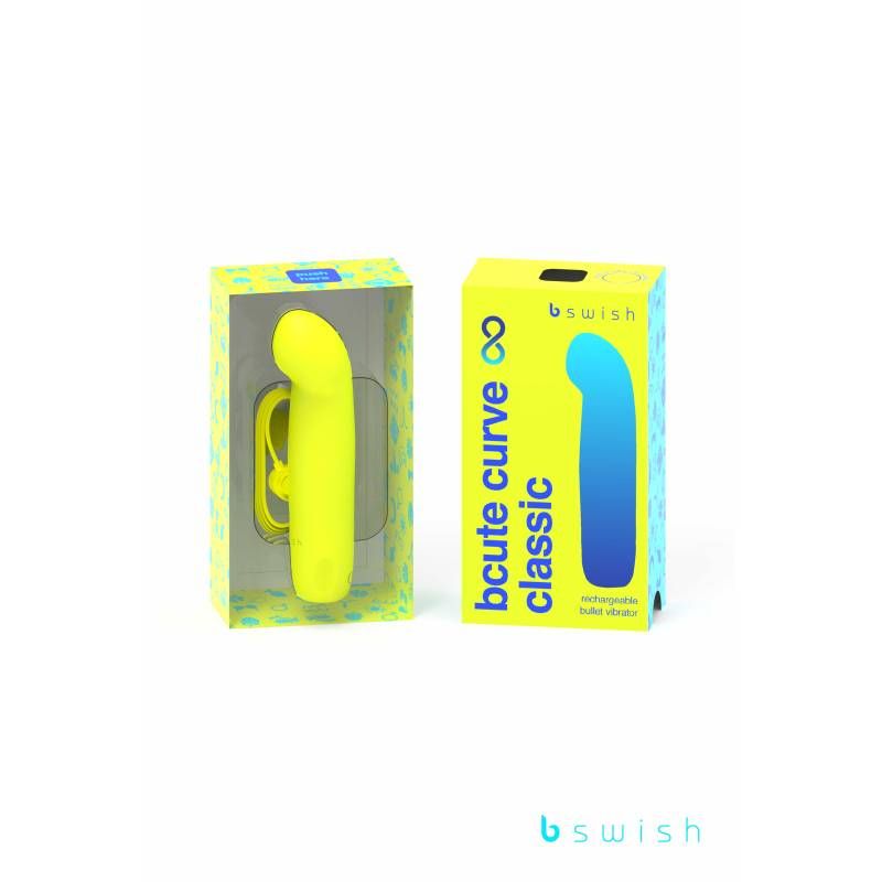 Bswish Bcute Curve Infinite Classic Vibrator Citrus Yellow