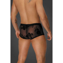 Noir Handmade Mens Flock Embroidery Short-Shorts Noir Handmade