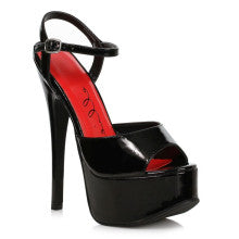 Ellie Shoes 6.5 Inch Stiletto Womens Sandal Black Ellie Shoes