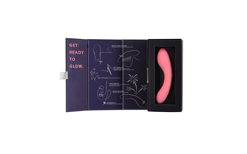 BMS Factory Swan The Mini Swan Wand G Spot Vibrator Glow In The Dark