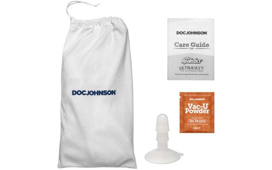 Doc Johnson Signature Cocks Codey Steele Ultraskyn Cock With Removable Vac U Lock Suction Cup 8 Inch Vanilla Doc Johnson