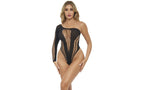 Pink Lipstick Dollar Sign Womens Sexy Bodysuit One Size Pink Lipstick