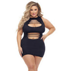Pink Lipstick Cant Commit Women Clubwear Dress Pink Lipstick