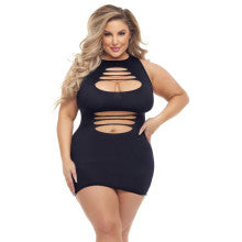 Pink Lipstick Cant Commit Women Clubwear Dress Pink Lipstick