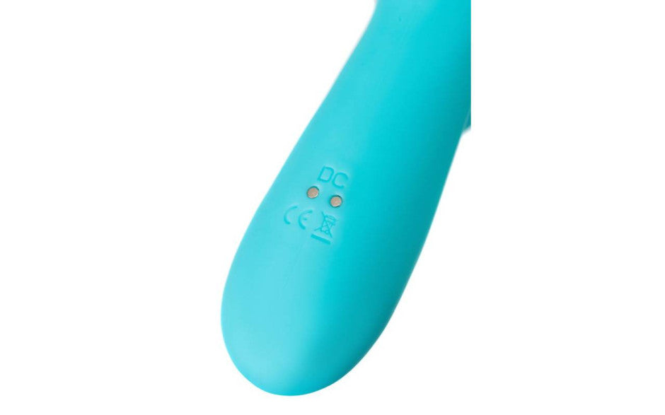 JOS Merry Swirl 10 Function Rotating Shaft Rabbit Vibrator Blue