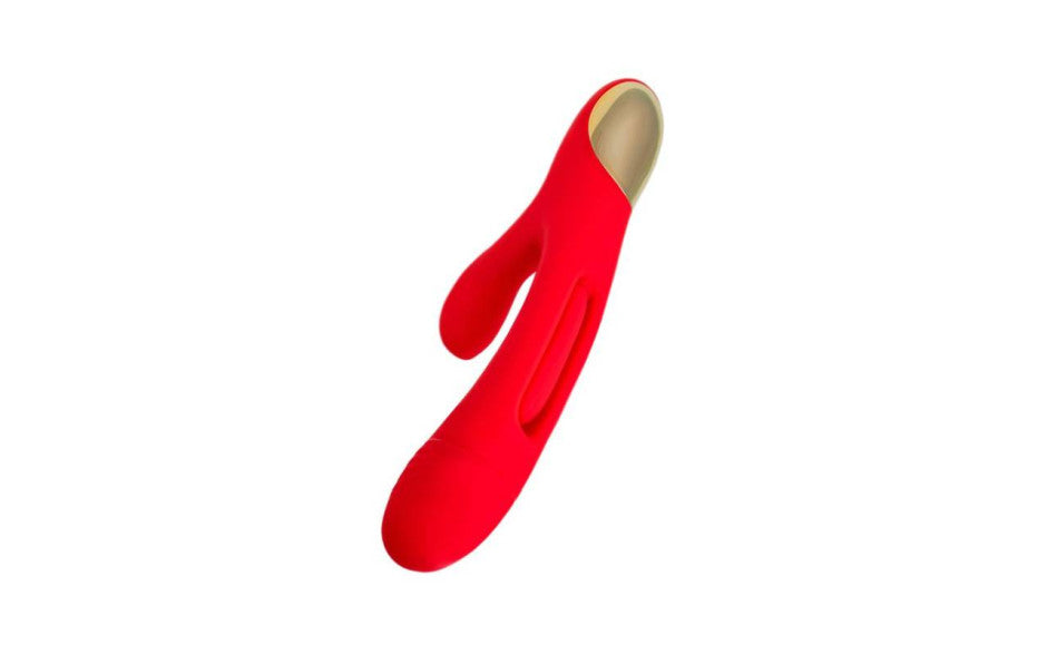 JOS Patti Moving Tongue Multi Function Rabbit Vibrator Red Main image