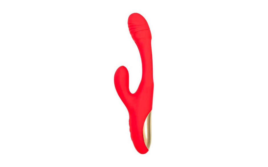 JOS Patti Moving Tongue Multi Function Rabbit Vibrator Red