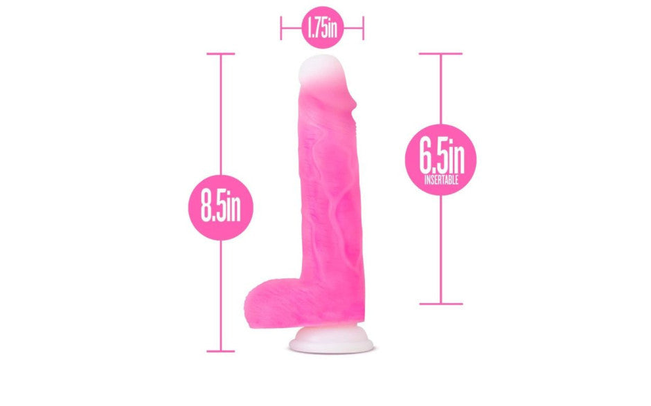 Blush Novelties Neo Elite Roxy Gyrating Dildo 8 Inch Pink Secondary image