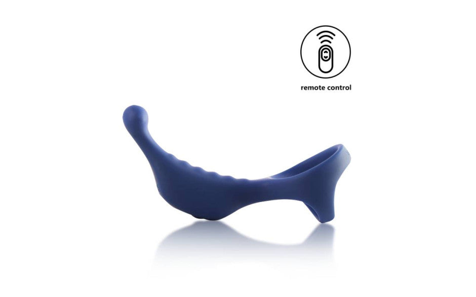 Arosum Underquaker Vibrating Anal Plug With Cock Ring & Remote Secondary image