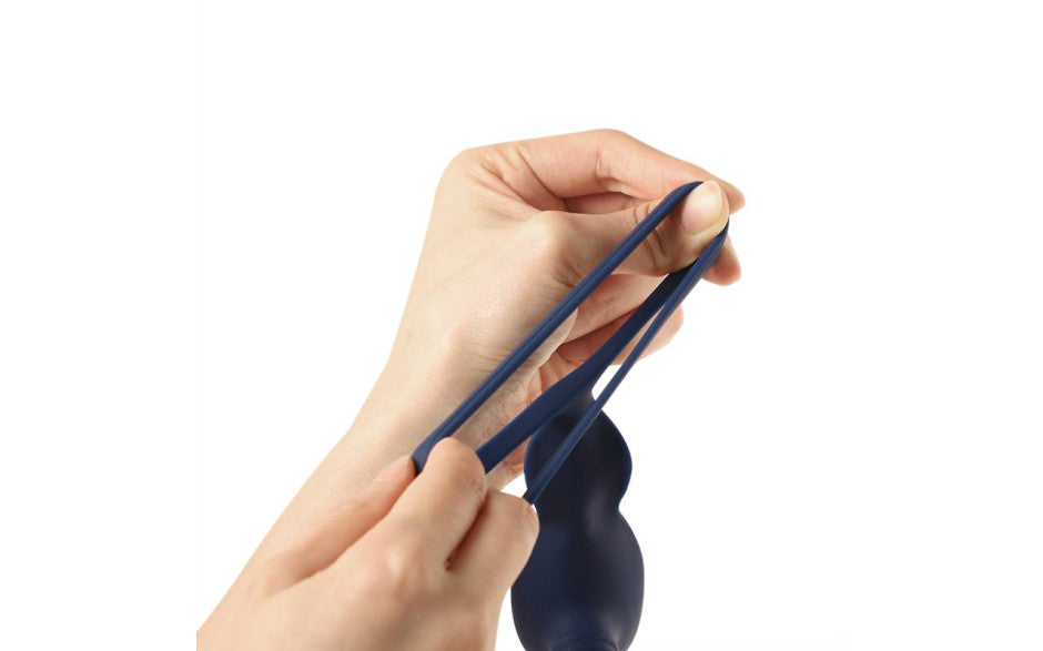 Arosum VibraDuo Vibrating Anal Probe & Perineum Stimulator With Cock Ring
