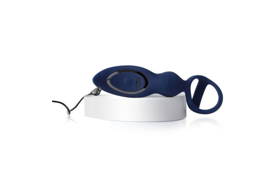Arosum Ring n Rear Dual Thrusting Anal Probe With Cock Ring & Remote