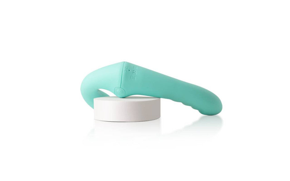 Arosum VibraTwin Remote Controlled Rechargeable Come Hither Strapless Strap On