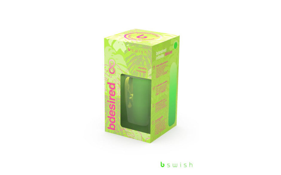 B Swish Bdesired Infinite Deluxe G Spot Vibrator Green
