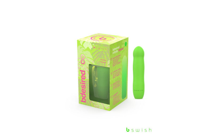 B Swish Bdesired Infinite Deluxe G Spot Vibrator Green