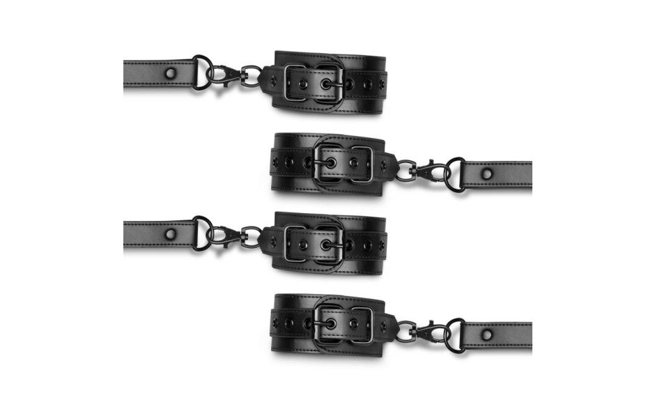 Bedroom Fantasies BDSM Play Hogtie With Hand & Ankle Cuffs