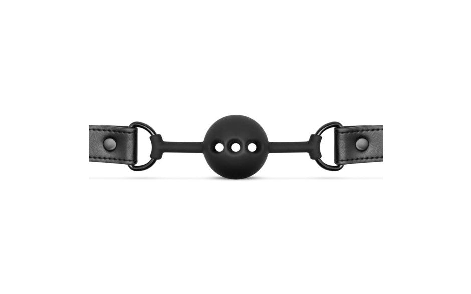 Bedroom Fantasies Breathable Silicone Ball Gag Black