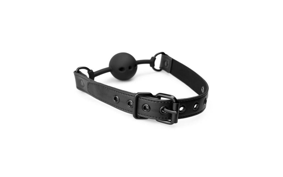 Bedroom Fantasies Breathable Silicone Ball Gag Black